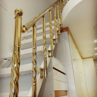 نرده استیل پایه پیچ دار
