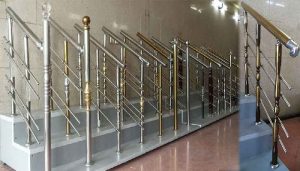 نرده استیل راه‌پله تک استیل